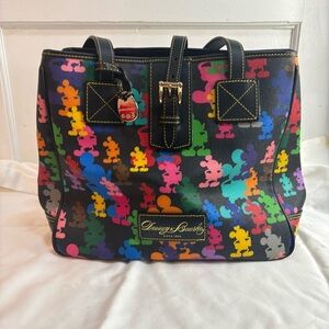 Dooney & Bourke Disney "Wonder Mickey Silhouettes" medium tote bag 2010